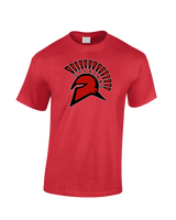 Rio Mesa HS Girls Flag Football Spartan Head - Cotton T-Shirt