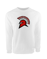 Rio Mesa HS Girls Flag Football Spartan Head - Crewneck Sweatshirt