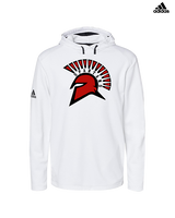 Rio Mesa HS Girls Flag Football Spartan Head - Mens Adidas Hoodie
