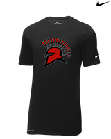 Rio Mesa HS Girls Flag Football Spartan Head - Mens Nike Cotton Poly Tee