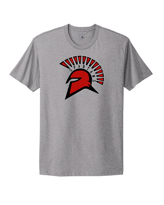 Rio Mesa HS Girls Flag Football Spartan Head - Mens Select Cotton T-Shirt