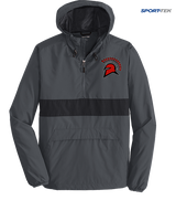 Rio Mesa HS Girls Flag Football Spartan Head - Mens Sport Tek Jacket