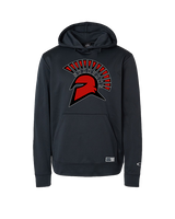 Rio Mesa HS Girls Flag Football Spartan Head - Oakley Performance Hoodie