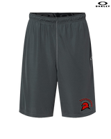 Rio Mesa HS Girls Flag Football Spartan Head - Oakley Shorts