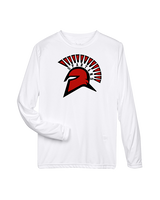 Rio Mesa HS Girls Flag Football Spartan Head - Performance Longsleeve