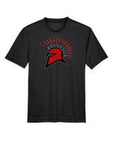 Rio Mesa HS Girls Flag Football Spartan Head - Youth Performance Shirt