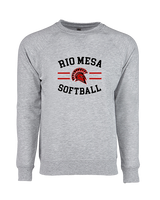 Rio Mesa HS Softball Curve - Crewneck Sweatshirt
