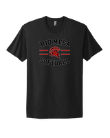 Rio Mesa HS Softball Curve - Mens Select Cotton T-Shirt