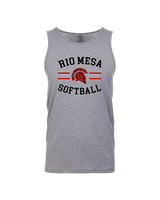 Rio Mesa HS Softball Curve - Tank Top