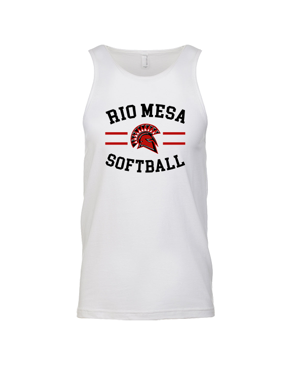 Rio Mesa HS Softball Curve - Tank Top