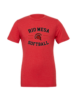 Rio Mesa HS Softball Curve - Tri-Blend Shirt