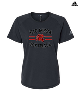 Rio Mesa HS Softball Curve - Womens Adidas Performance Shirt