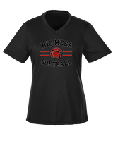 Rio Mesa HS Softball Curve - Womens Performance Shirt