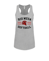 Rio Mesa HS Softball Curve - Womens Tank Top