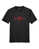 Rio Mesa HS Softball Curve - Youth Performance Shirt