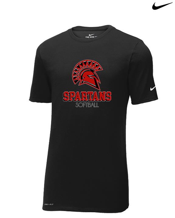 Rio Mesa HS Softball Shadow - Mens Nike Cotton Poly Tee