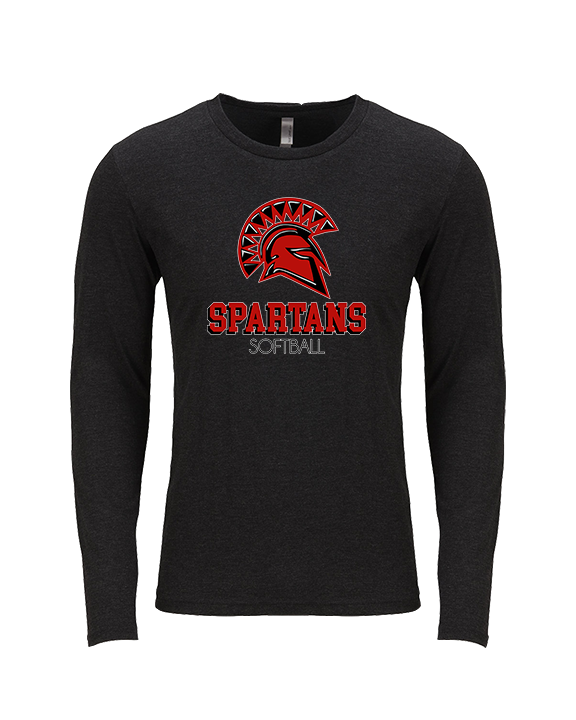 Rio Mesa HS Softball Shadow - Tri-Blend Long Sleeve