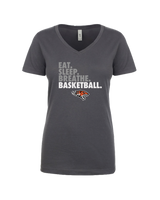 Riverside University HS Eat, Sleep, Breathe - Women’s V-Neck