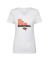 Riverside University HS Eat, Sleep, Breathe - Women’s V-Neck