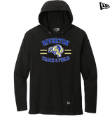 Riverton HS Track & Field Curve - New Era Tri-Blend Hoodie
