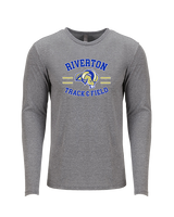 Riverton HS Track & Field Curve - Tri - Blend Long Sleeve