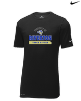 Riverton HS Track & Field Property - Mens Nike Cotton Poly Tee