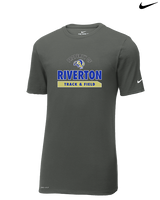 Riverton HS Track & Field Property - Mens Nike Cotton Poly Tee
