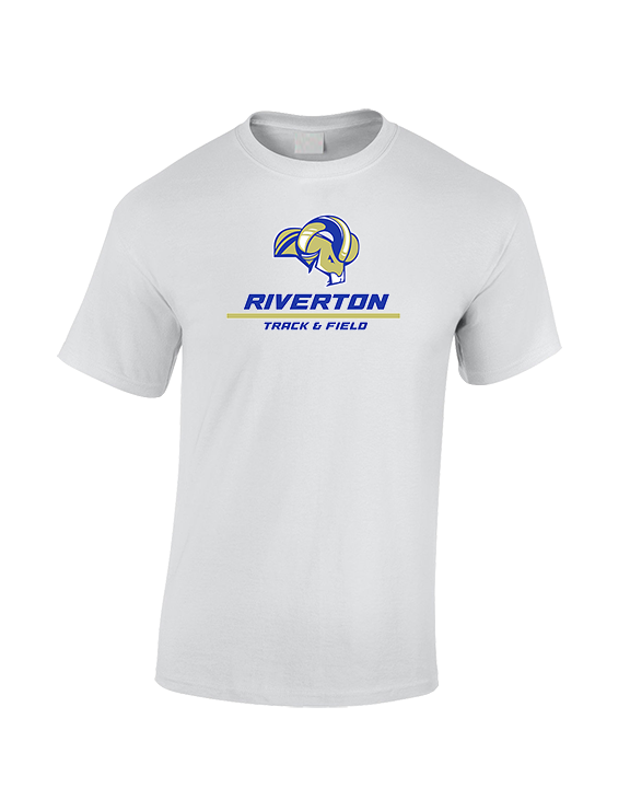Riverton HS Track & Field Split - Cotton T-Shirt