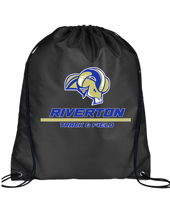 Riverton HS Track & Field Split - Drawstring Bag