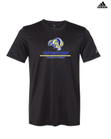 Riverton HS Track & Field Split - Mens Adidas Performance Shirt