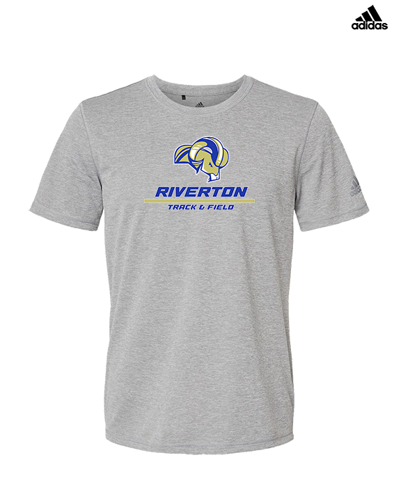 Riverton HS Track & Field Split - Mens Adidas Performance Shirt