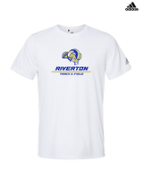Riverton HS Track & Field Split - Mens Adidas Performance Shirt