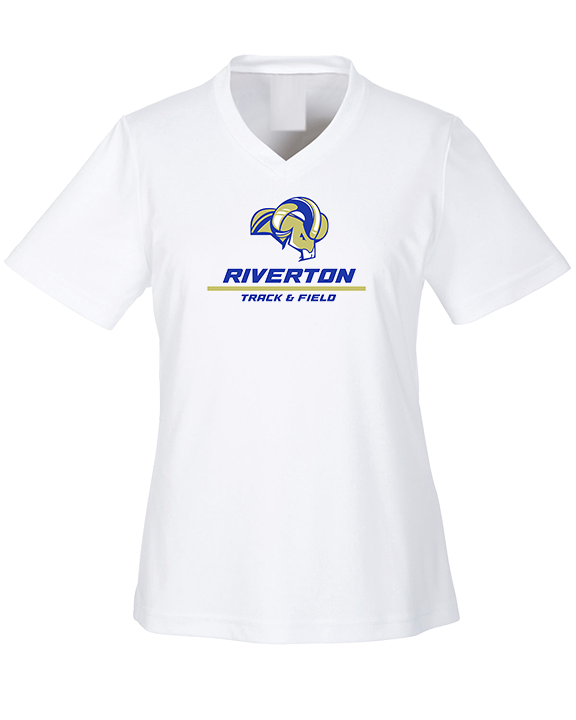 Riverton HS Track & Field Split - Womens Performance Shirt
