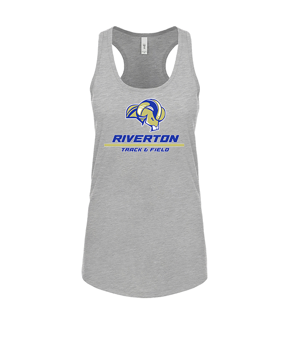 Riverton HS Track & Field Split - Womens Tank Top