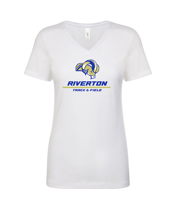 Riverton HS Track & Field Split - Womens Vneck