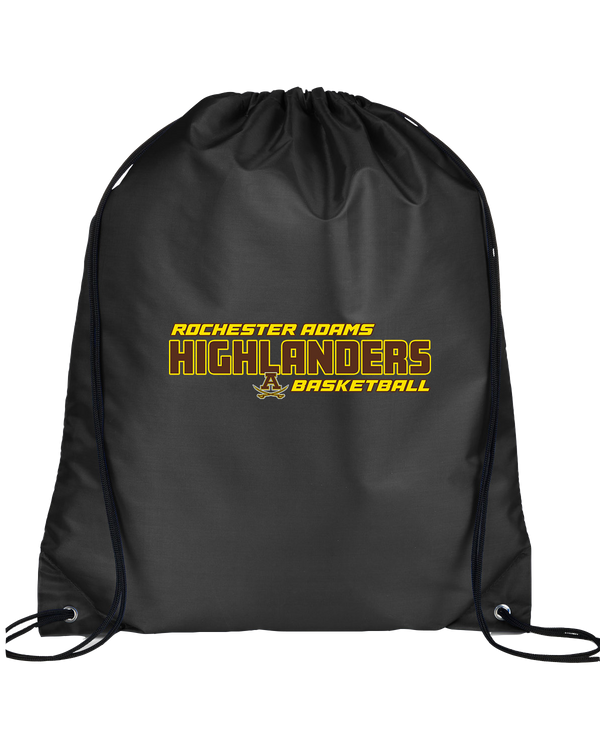 Rochester Adams HS Basketball Bold - Drawstring Bag