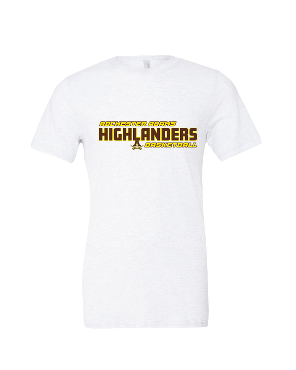 Rochester Adams HS Basketball Bold - Mens Tri Blend Shirt