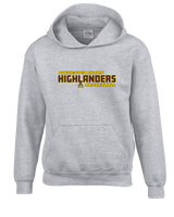 Rochester Adams HS Basketball Bold - Cotton Hoodie