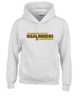 Rochester Adams HS Basketball Bold - Cotton Hoodie