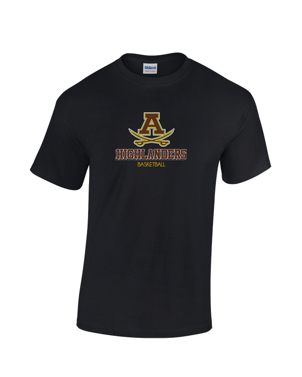 Rochester Adams HS Basketball Shadow - Cotton T-Shirt