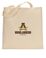 Rochester Adams HS Basketball Shadow - Tote Bag