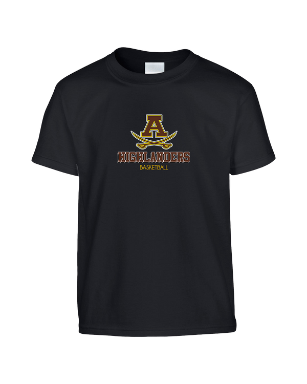 Rochester Adams HS Basketball Shadow - Youth T-Shirt
