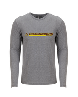 Rochester Adams HS Basketball Switch - Tri Blend Long Sleeve