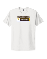 Rochester Adams HS Baseball Pennant - Mens Select Cotton T-Shirt