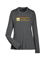 Rochester Adams HS Baseball Pennant - Womens Performance Longsleeve