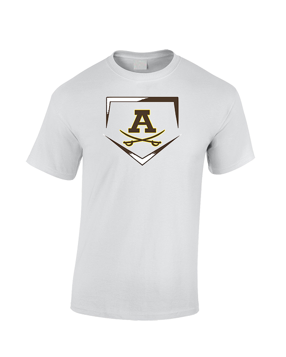 Rochester Adams HS Baseball Plate - Cotton T-Shirt