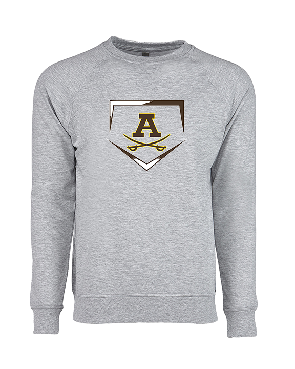 Rochester Adams HS Baseball Plate - Crewneck Sweatshirt