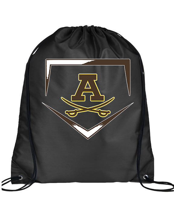 Rochester Adams HS Baseball Plate - Drawstring Bag