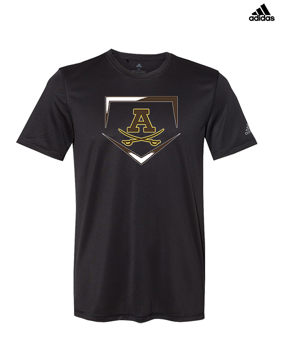 Rochester Adams HS Baseball Plate - Mens Adidas Performance Shirt