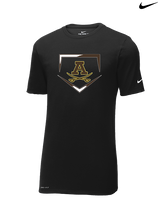 Rochester Adams HS Baseball Plate - Mens Nike Cotton Poly Tee